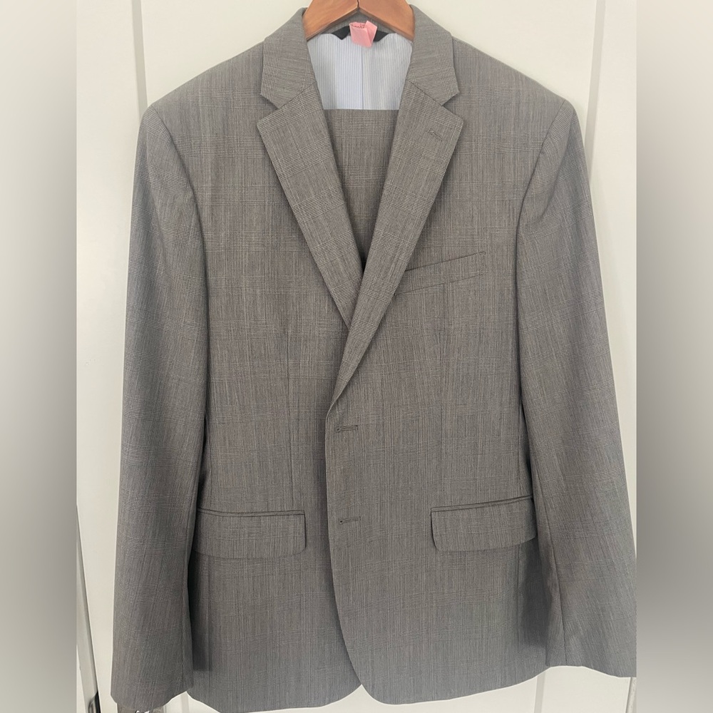 Glen Plaid Banana Republic Suit